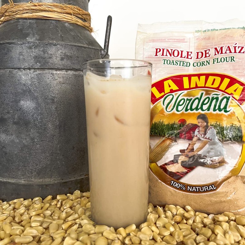 La India Verdena Toasted Corn Pinole 100 Natural