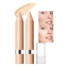 2pcs Light Beige Concealer Crayon Set, Brightening Creamy Concealer Sustainable