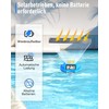 PoolPrime Pool Thermometer Floating Easy Read with Dual Jumbo-Sized Screens,