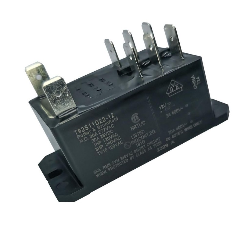 T92S11D22-12 Power Relay DPDT 12VDC 30A 8Pins