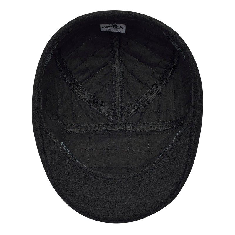 Sterkowski Warm Winter Wool 5 Panel Applejack Flat Cap 55