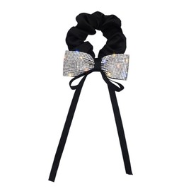DECHOUS Bowknot Hair Scrunchy Elastic Hair Ring for Daily Wear for Parties School and Festivals Stylish Retro Design