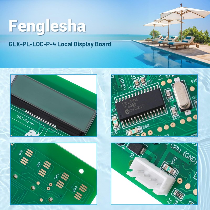 GLX-PL-LOC-P-4 Local Display Control Board Replacement for Hayward PL-P-4 Goldline