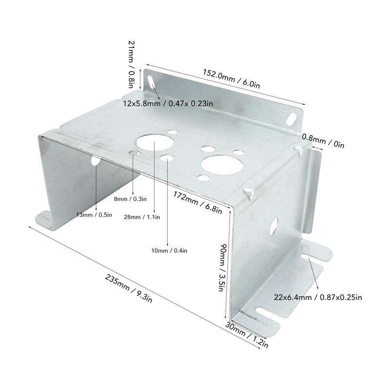 Air Parking Heater Base Bracket, External Mounting Bracket, Compatible with