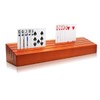 Exqline Wooden Playing Card Holder Tray Rack Organizer for Kids