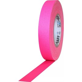 Pro Gaff Fluorescent Pink Gaffers Tape 1 inch X 50  yards