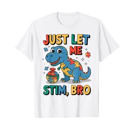 Just Let Me Stim Bro Autism Awareness Boy Toddler Brother T-Shirt