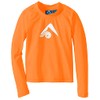 Kanu Surf Boys' Platinum Rashguard, Orange, 10