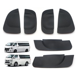 Kasinfly HiAce 200 Series Door Handle Protector Scratch Prevention Door Handle Cover Exclusive for HiAce Scratch Concealment Door Knob Guard Standard Body for Exterior Custom Parts 6-Piece Set Left