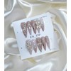 Ash Mood Metal Handmade Nail Tips - Short Round /