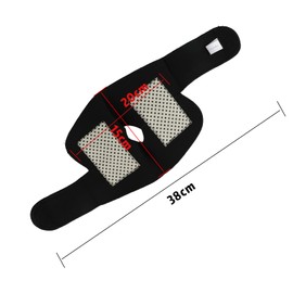 ITODA Elbow Pads Self-Heating Elbow Warmer Magnetic Therapy Elbow Bandage Adjustable Elbow Pad Magnetic Protection Thermal Elbow Compression for Men and Women Joint Pain Black