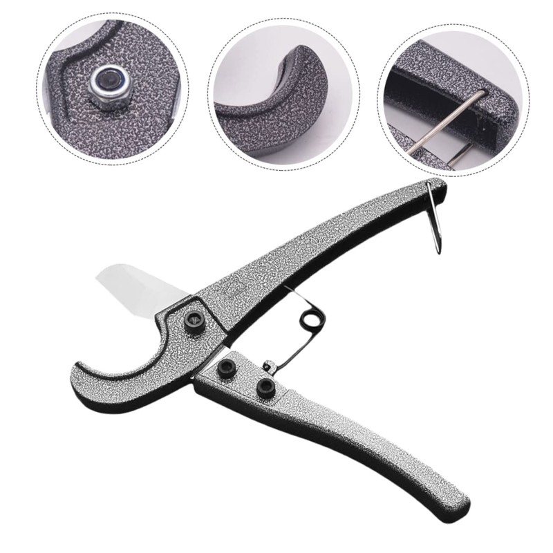 TEHAUX Ratcheting Tube Cutter One Hand Fast Cutting Tool for