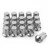 20Pcs Lug Nuts Bulge Acorn 12x1.5 Chrome Wheel Nut Replacement