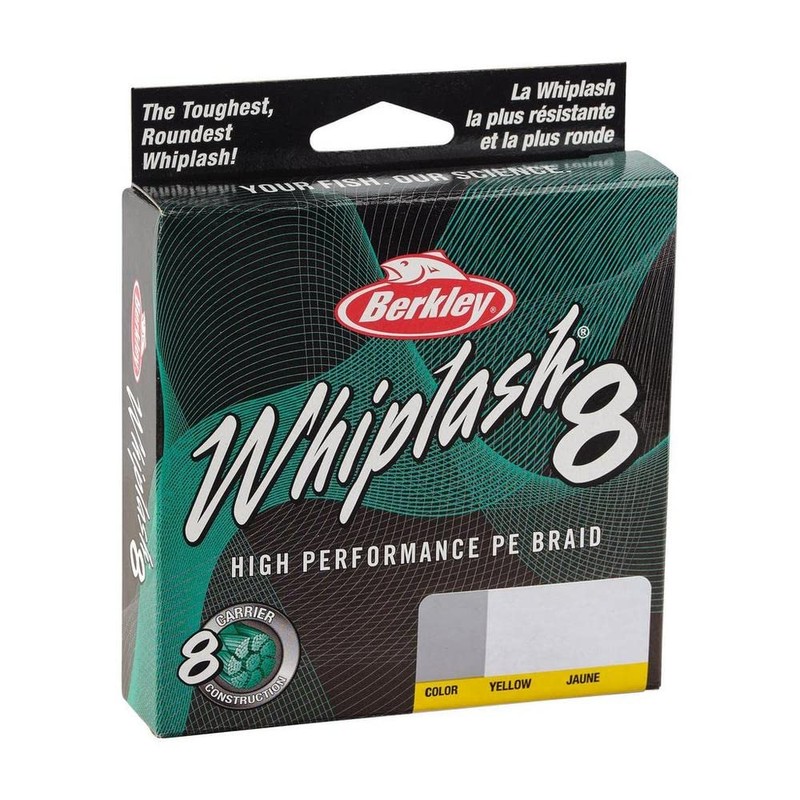 Berkley Whiplash8 Yellow Fishing Line - 0.06mm - 24lb -
