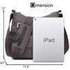 SUKRY Nylon Crossbody Bag for Women with Anti theft RFID
