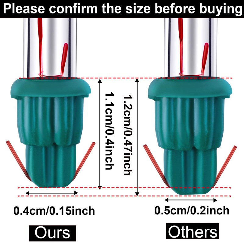 Ruisita Mini Christmas 2.5 Volt Replacement Light Bulbs with Base,