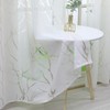 HeichkelL Transparent Curtain Burnout 1 Piece Voile Curtain Modern Curtain