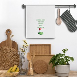 OVAcational Funny Golf Gifts Kitchen Towels, Gifts for Golf Lovers Hand Towels for Bathroom, Golfers Gift for Women Men Dish Tea Towel for Kitchen, 16x24 Inch