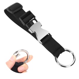 Luggage Strap Jacket Holder Heavy Duty Luggage Straps Jacket Gripper Outdoor Luggage Hook Jacket Carrier Jacket Gripper Adjustable Bag Hook Straps Travel Accessories Backpack Hook Black