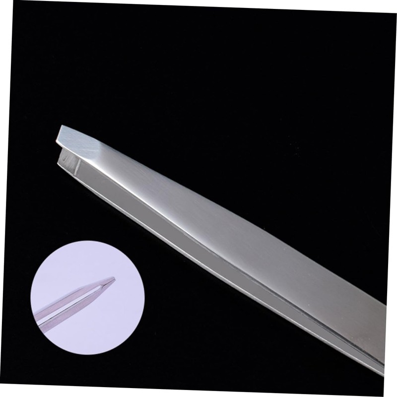 BIUDECO 1pc Stainless Steel Eyebrow Tweezers for Removal Lightweight Multi