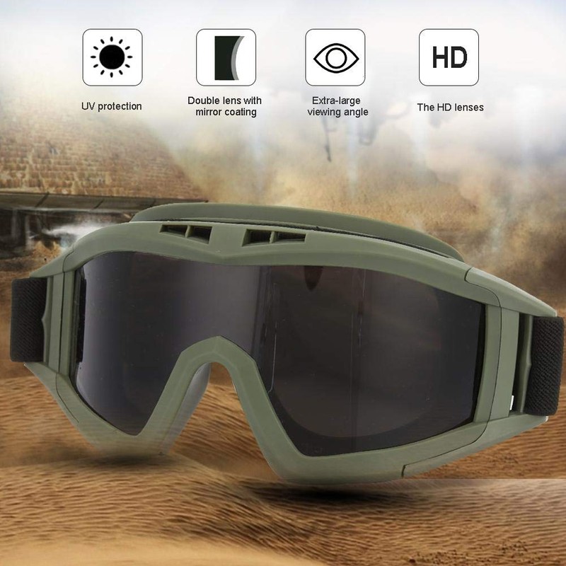 Tactical Goggles Military Tactical Glasses Protective Glasses UV-400 Eye Protection