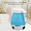 Foldable Electric Kettle Portable 600ml Compact Fast Boiling Hot Water
