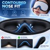 3D Eye Mask for Sleep – Padded Light-Blocking Design with