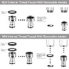 Faucet Quick Adapter Connector with Aerator,Sink Faucet to Shower Hose/Garden