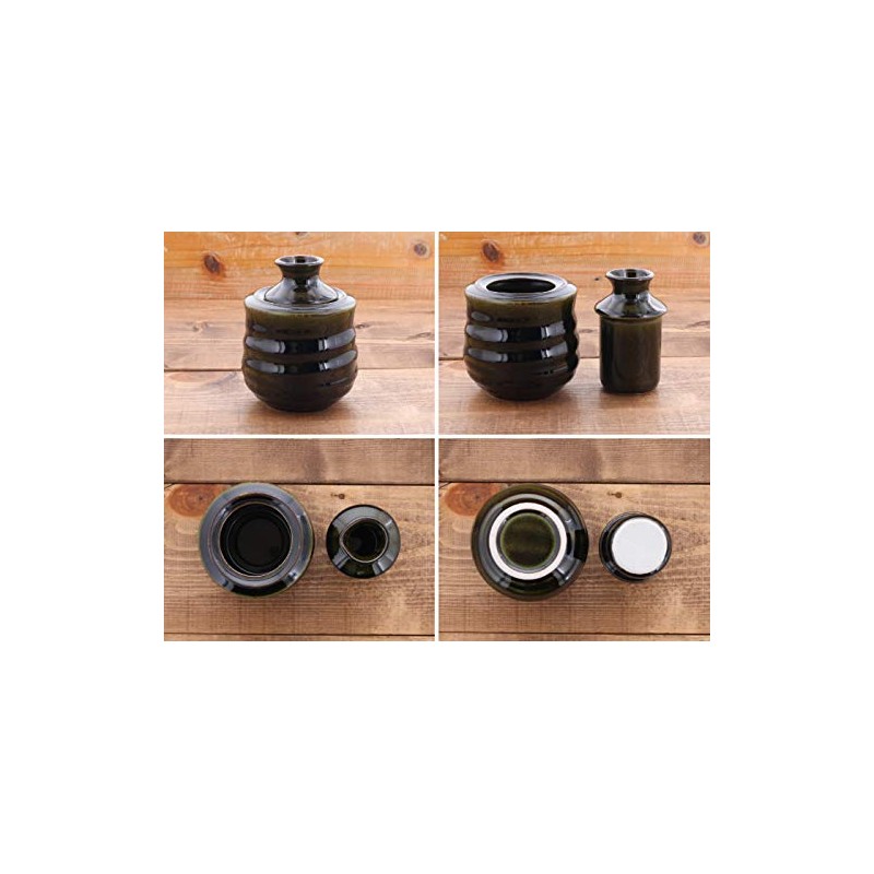 Tableware East Sake Set, Tokuri, Fresh Green, 5.3 fl oz