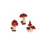 Gisela Graham 5.5cm Resin Toadstool Set of 3 Assorted
