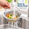 Stainless Steel Kitchen Sink Strainer Basket for Food Scraps –