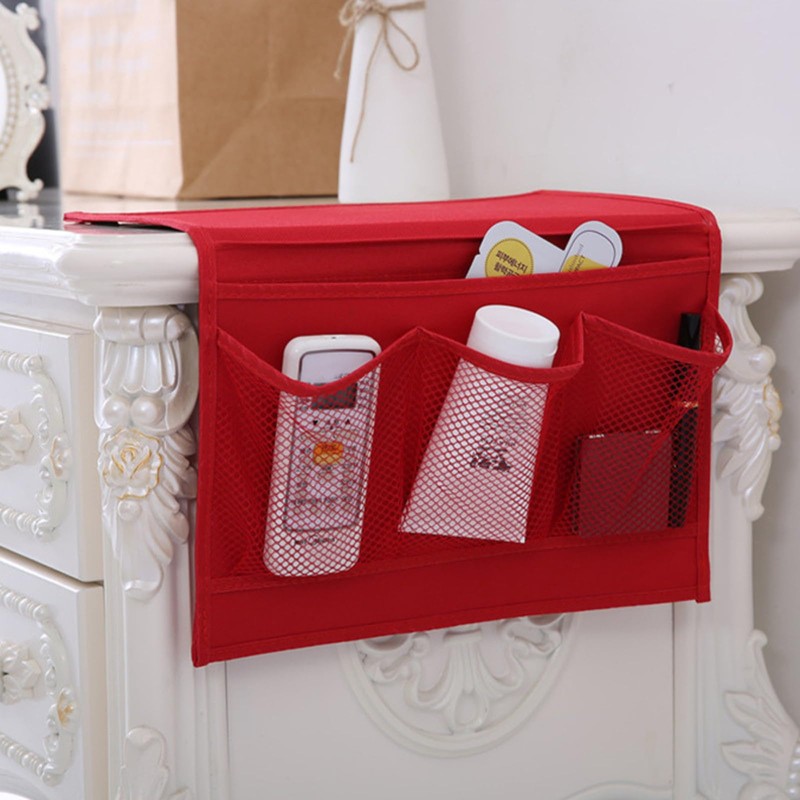 AquaLoach Bedside Pocket, Multi-Function Storage Remote Control Holder, Small Organizer,