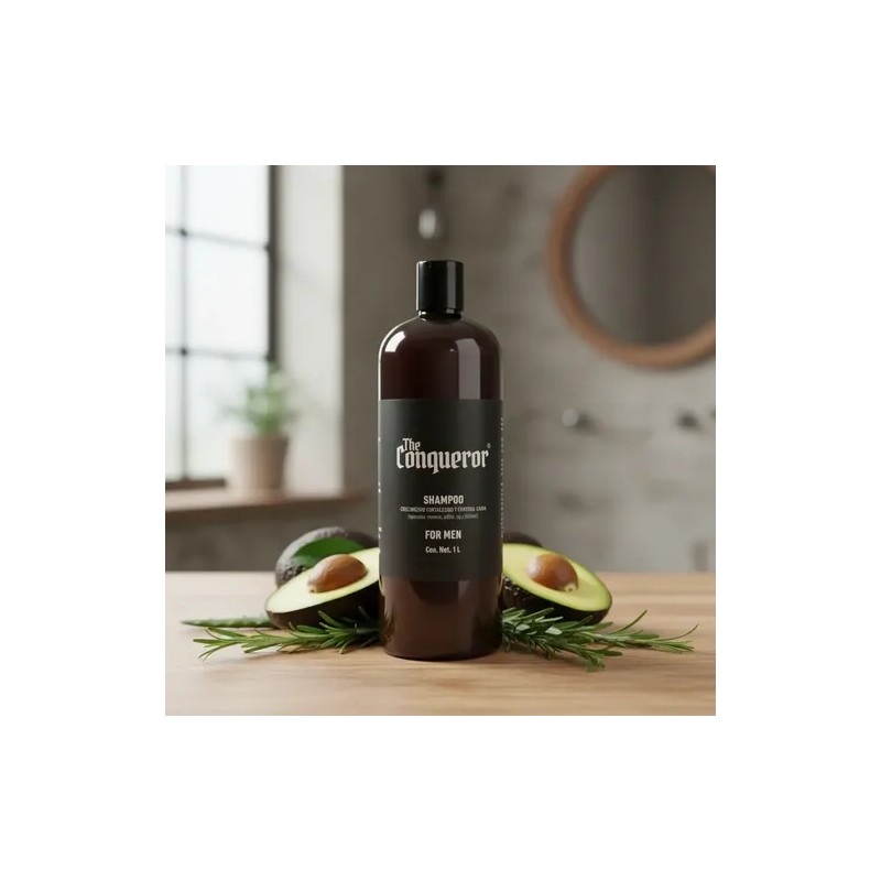 Kit Shampoo 1l Y Tónico For Men The Conqueror Anticaída