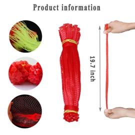 80 Pack Watermelon Nets, 20 Inches Reusable Cantaloupes Mesh Net Garden Cucumbers Growing Supporting Storage Net Bags for Vegetables, Honeydew