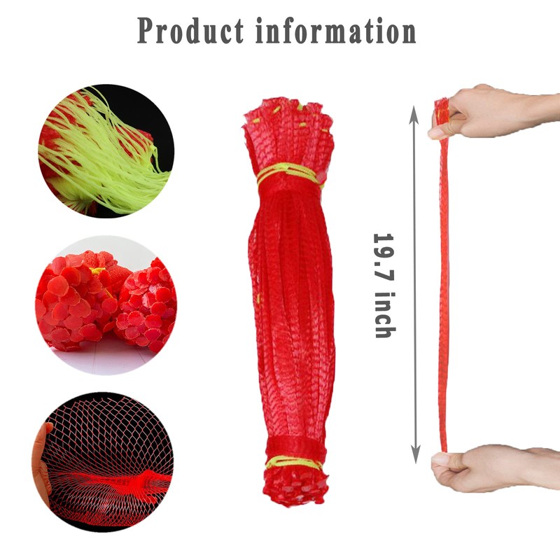 80 Pack Watermelon Nets, 20 Inches Reusable Cantaloupes Mesh Net