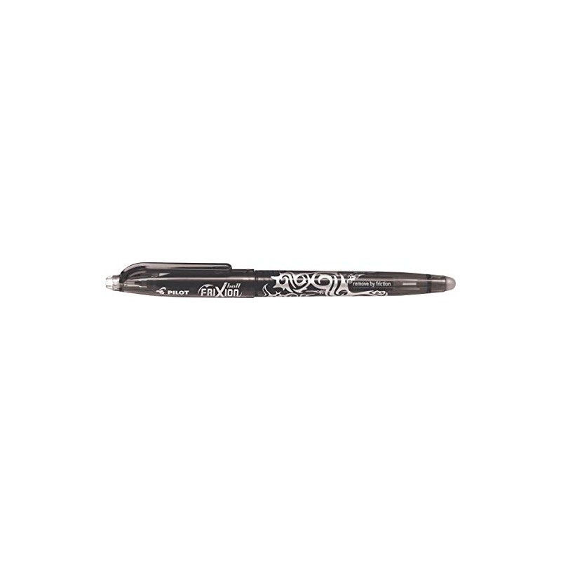 Pilot Frixion Erasable Rollerball Pen Fine 0.5mm Tip- Black, Box