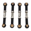 4Pcs RC Car Camber Links Black Aluminium Alloy Reduce Vibration