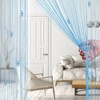 AIZESI 1PCS Beaded String Curtains for Doorways 90x200cm Crystal Door