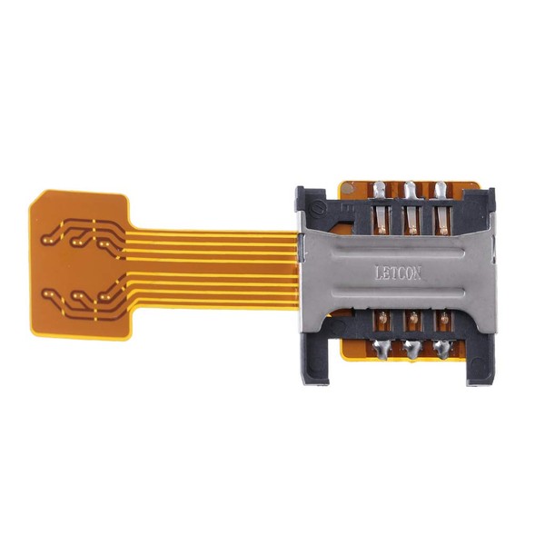 JERKKY Hybrid Dual Dual SIM Card Micro SD Adapter for