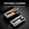Stainless Steel Cigar Ashtray with Unbreakable Wide Ring Caliber Holder