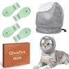 QivaZira 5 Pcs Cat Muzzle for Grooming with Anti Scratch