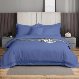 eBeddy Linens Duvet Cover Set Oversized King Plus 120x128 Inch 100% Cotton So...