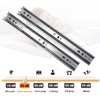 Gobrico 24-Inch Side Mounted Soft Close Drawer Slides Glides with