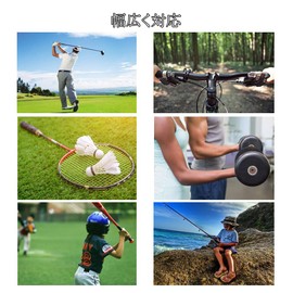 Hantox Golf Grip Tape, Set of 10, Racket Grip Tape, Anti-Slip, Sweat Absorbent, Breathable for Golf, Tennis, Baseball, Badminton (Blue)