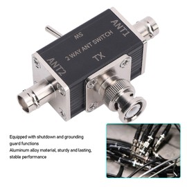 2 Way Antenna Switch 0-50MHz High Performance Handling Channel Master Splitter for Antenna Configurations