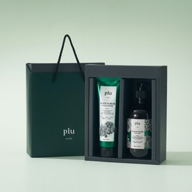 flu [Flu] Original body scrub & scrub wash 2-piece gift set / [플루] 오리지널 바디스크럽 & 스크럽워시 2종 선물세트