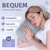 Luxoon Bolster Cover with Zip - Cover for Neck Pillow,
