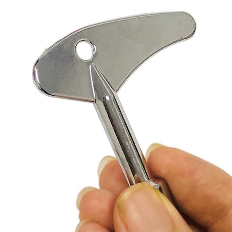 NOHJER 2PCS Metal Triangular Key,Utility Box Key,Silver Gas-Electric Key for