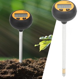 Digital Multipurpose Soil PH Meter 2.0 PH-8.5 PH Temperature Humidity Tester High Accuracy for Farmland Orchard Greenhouse