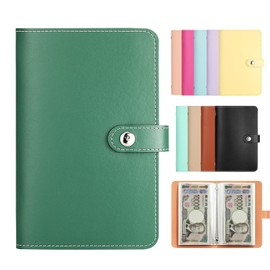 SFTRADE Bills, Money Sorting, Envelope Savings Bank, File Binder, Fashionable 1 Million Yen, Savings Challenge, Disaster Goods, Compact Size (Inner Pages 50 Pages, Can Stack 100 Cash Sheets) (Dark